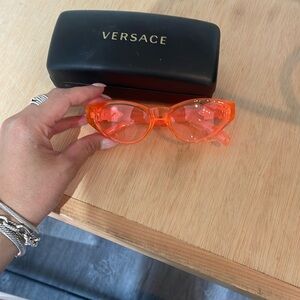 Versace coral/ pink sunglasses